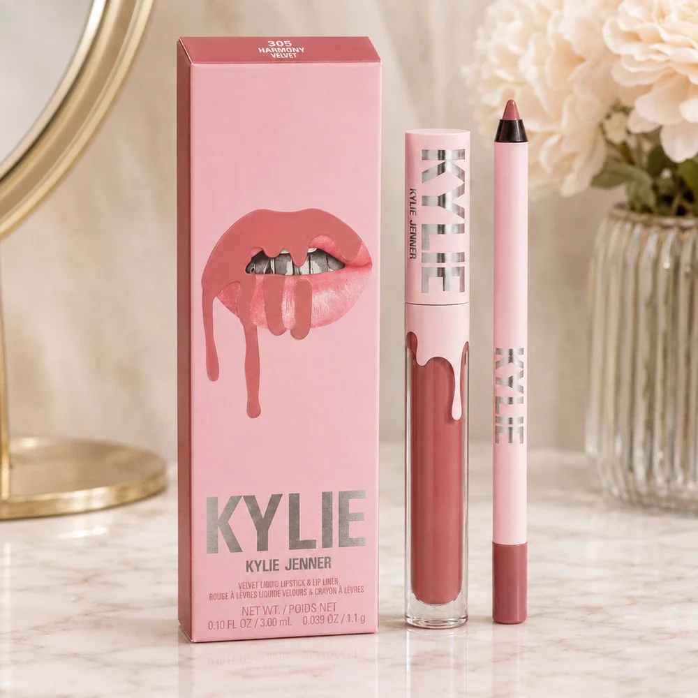 Kylie Cosmetics 305 Harmony Velvet Lip Kit Lipstick Liner New NIB